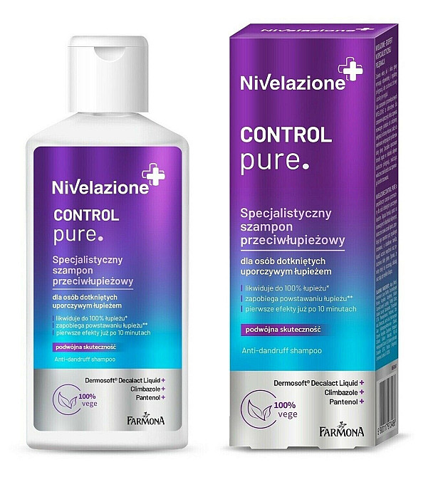 Шампунь от перхоти специализированный CONTROL PURE Nivelazione Farmona 100 мл Киев - изображение 3