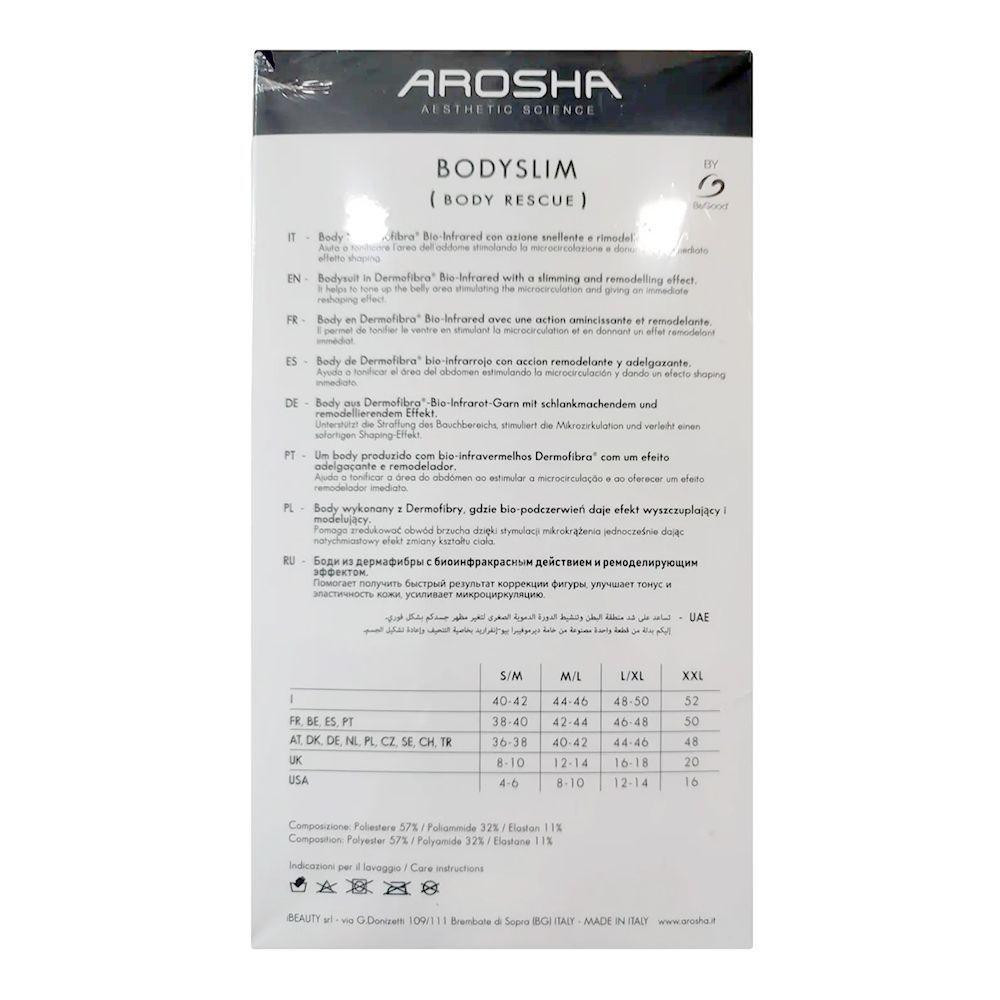 Боді-слім Нюд розмір L/XL .503 BODYSLIM Body in Bio-Infrared Dermofibra Nude Size L/XL AROSHA, 1 шт Дніпро - фото 5