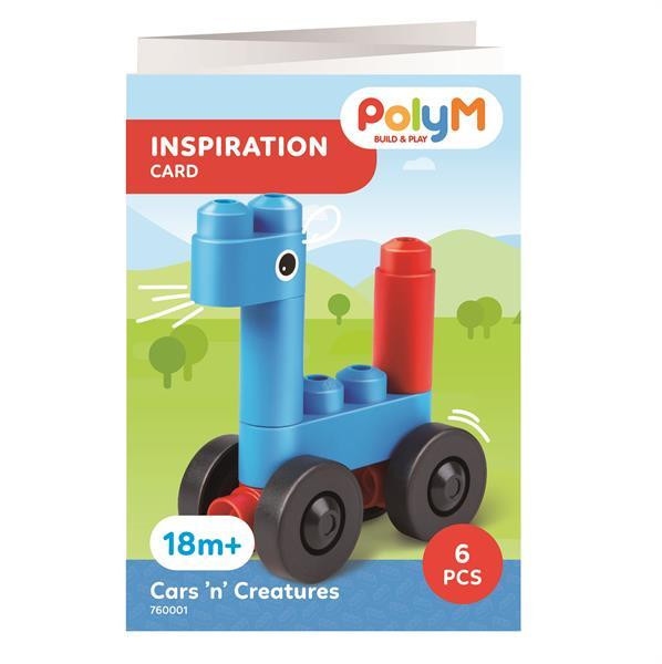 Конструктор PolyM Машинки і звірята 6 деталей (760001) Харків - фото 5