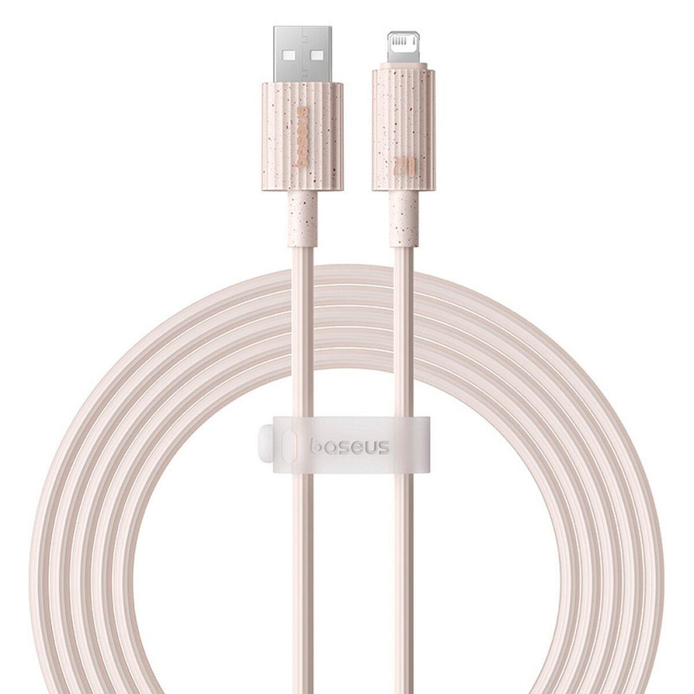 Кабель Baseus Habitat Series Fast Charging Cable USB to iP 2.4A 2m Wheat Pink P10360200421-01 Одесса - изображение 1