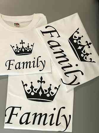Футболки в стилі Family look для мами, тата та дитини Family Чернівці