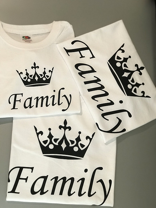 Футболки в стилі Family look для мами, тата та дитини Family Чернівці - фото 1