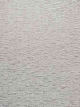 Шпалери метрові вінілові на флізелін AdaWall Beta метрові однотонні під тканину під льон білий з сірим Київ