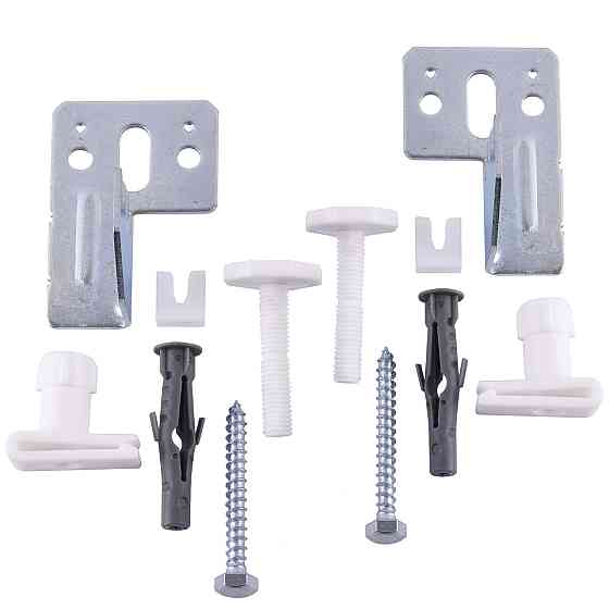 Универсальный комплект L-кронштейнов подвесного крепления панельного радиатора NS-1017 CRISTAL (2шт) Киев