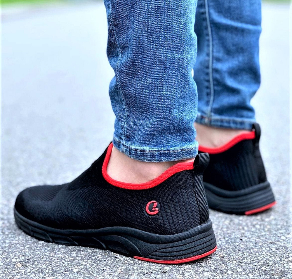 Кросівки Сіточка Чоловічі Чорні Літні Мокасини (розміри: 41,42) Дніпро - фото 2