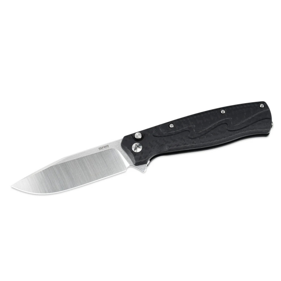 Ніж складаний туристичний SRM 221X-GB (9.2 см) 14C28N / G10 чорний Київ - фото 3