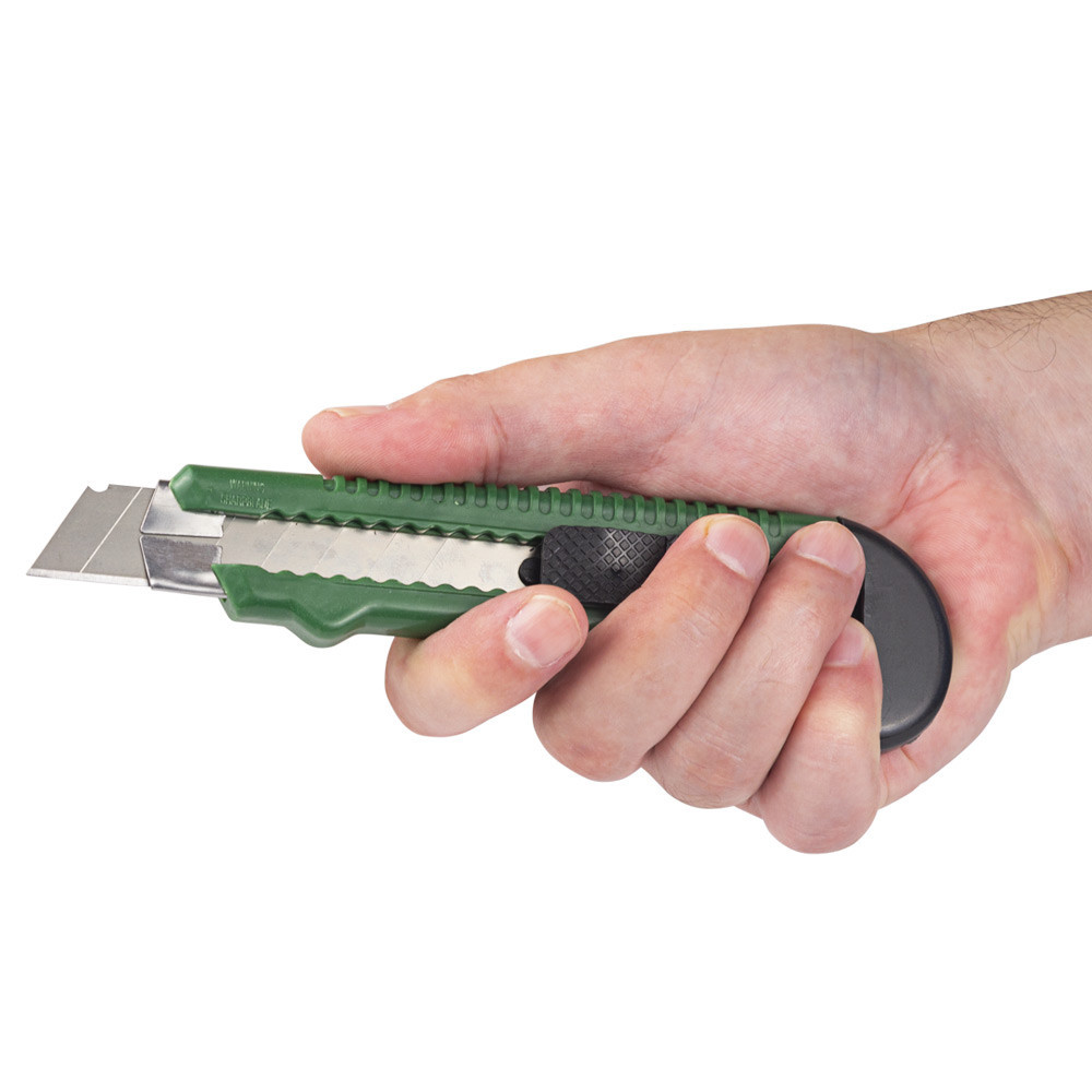 Нож сегментный лезвие 18мм корпус пластиковый автоматический замок (усиленный) GRAD (8215355) Киев - изображение 8