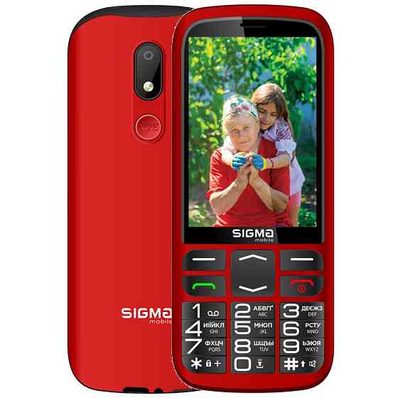 Мобільний телефон Sigma mobile Comfort 50 Optima Type-C Dual Sim Red (4827798122327) Червоний Харків