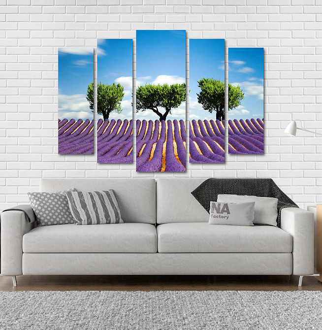 Модульная картина Деревья Лаванда Art-45_5 Киев - изображение 2