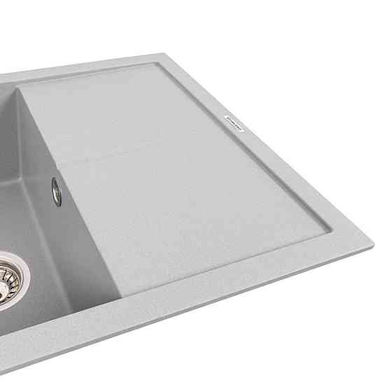 VALESO Кухонна мийка гранітна VALESO 6550 CRIPTA (сірий металік) Киев