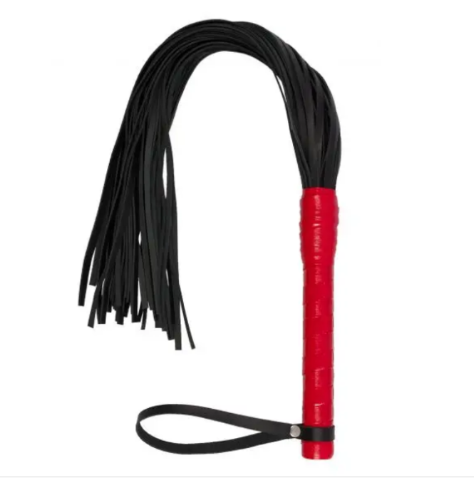 Флогер Premium Leather Flogger, Red Sex Aura Киев - изображение 1
