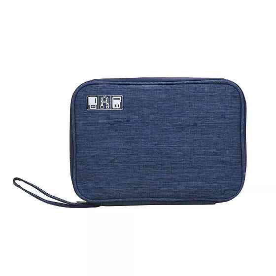 Сумка портативная для гаджетов и акссесуаров,дорожняя,синяя Каменец-Подольский