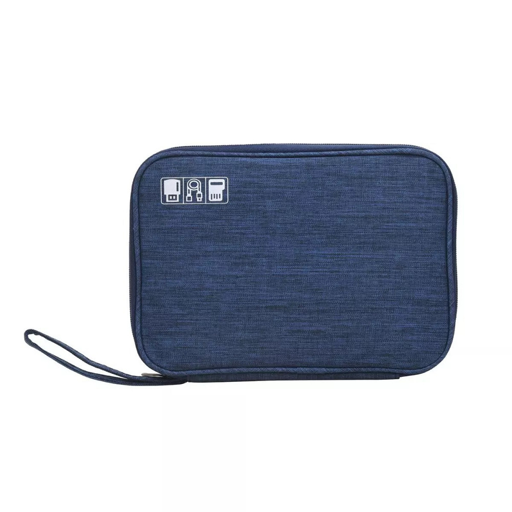 Сумка портативная для гаджетов и акссесуаров,дорожняя,синяя Каменец-Подольский - изображение 5