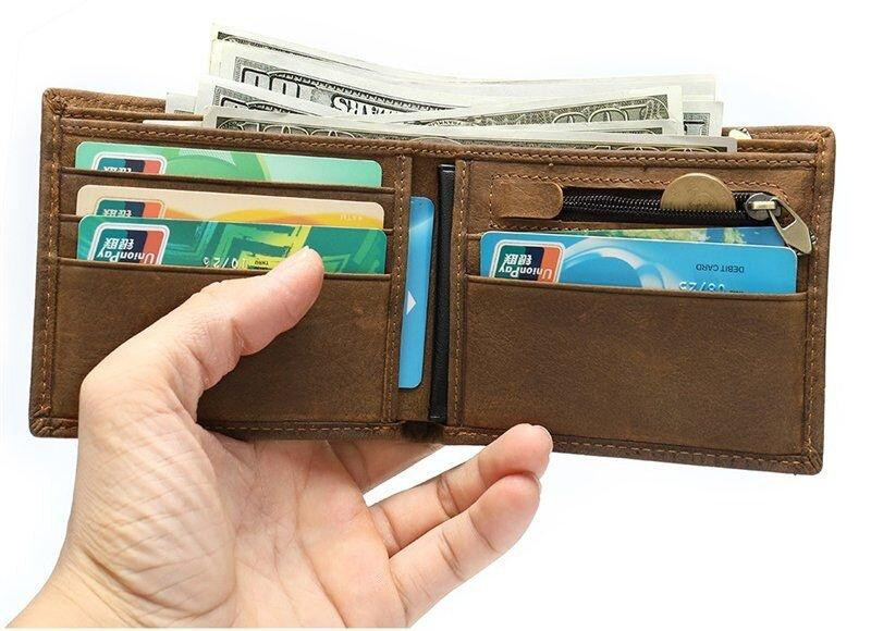 Гаманець горизонтальний Vintage 20042 Коричневий Київ - фото 3