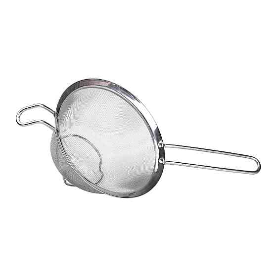 Друшляк-сито з ручкою 18 см дрібнокомірчаста сітка з нержавіючої сталі HP-19-1-18CM Коломия