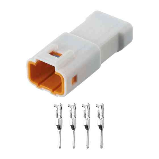 Разъем коннектор 4-кон., Повтор, Поворотов, Обогрев Зеркал, 04T-JWPF-VSLE-S, 000700000DB, 3104A1004, Lexus, Toyota 40789 Киев