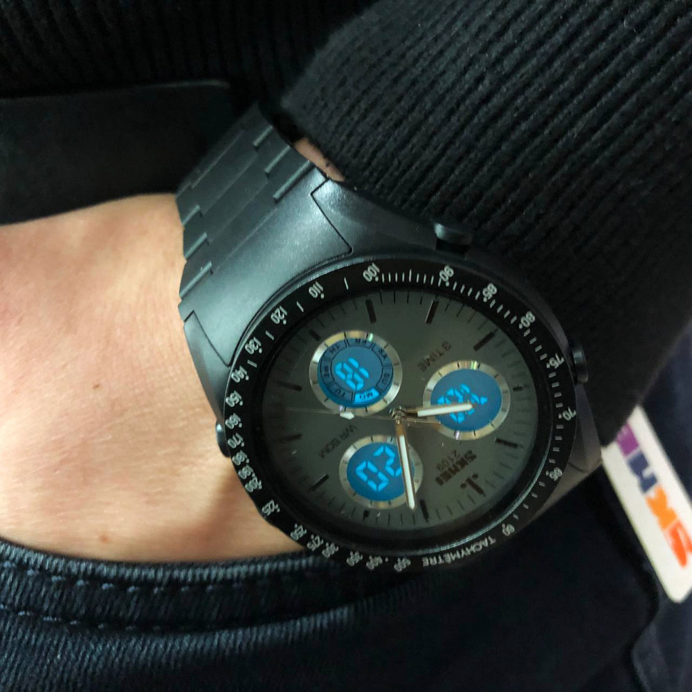 Оригинальные спортивные часы, Часы военной тематики, Противоударные часы Военные с подсветкой YN-52 Львов - изображение 12