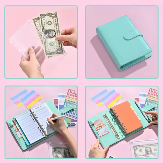 Блокнот-планер финансовыйг формат А6,планер бюджета и хранения денег,органайзер для ведения учётов Каменец-Подольский