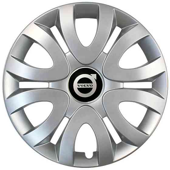 Автомобільні модельні ковпаки R15 Volvo 330 4шт, SJS, сріблясті Київ