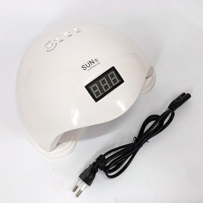 Сушарка для лаку SUNUV SUN 5 PLUS 48W, Універсальна лампа для сушіння гель-лаку Сушарка нігтів EY-68 Одеса - фото 5