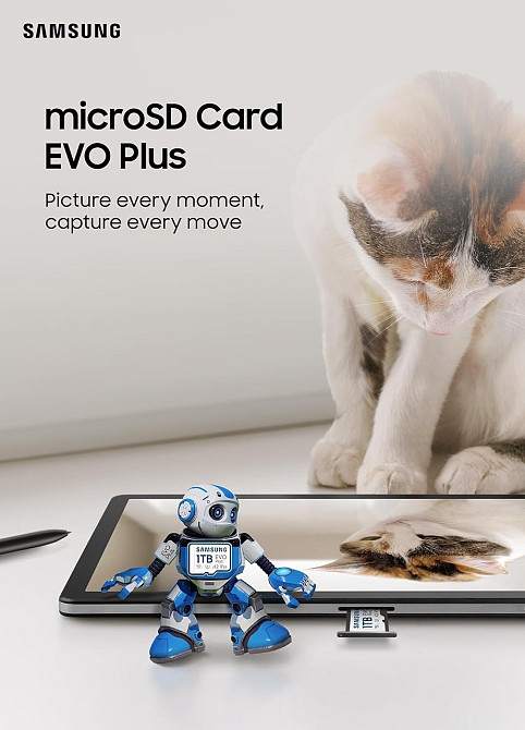 Картка пам'яті MicroSDXC 128 GB UHS-I/U3 Class 10 Samsung Evo Plus R160MB/s + SD-адаптер (MB-MC128SA/EU) ( 128 ГБ ) Харків - фото 8