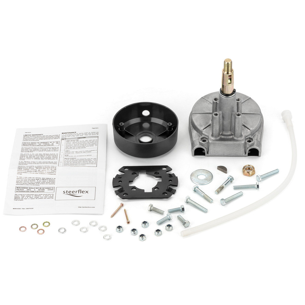 Рулевой редуктор Pretech для лодочных моторов до 55 л.с. (стандарт M58) + комплект крепежей Киев - изображение 3