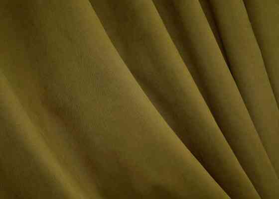 Комплект готових штор VR-Textil Мікровелюр Petek № 1503ш Гірчичний 100х290 см 2 шт (31-964) Київ