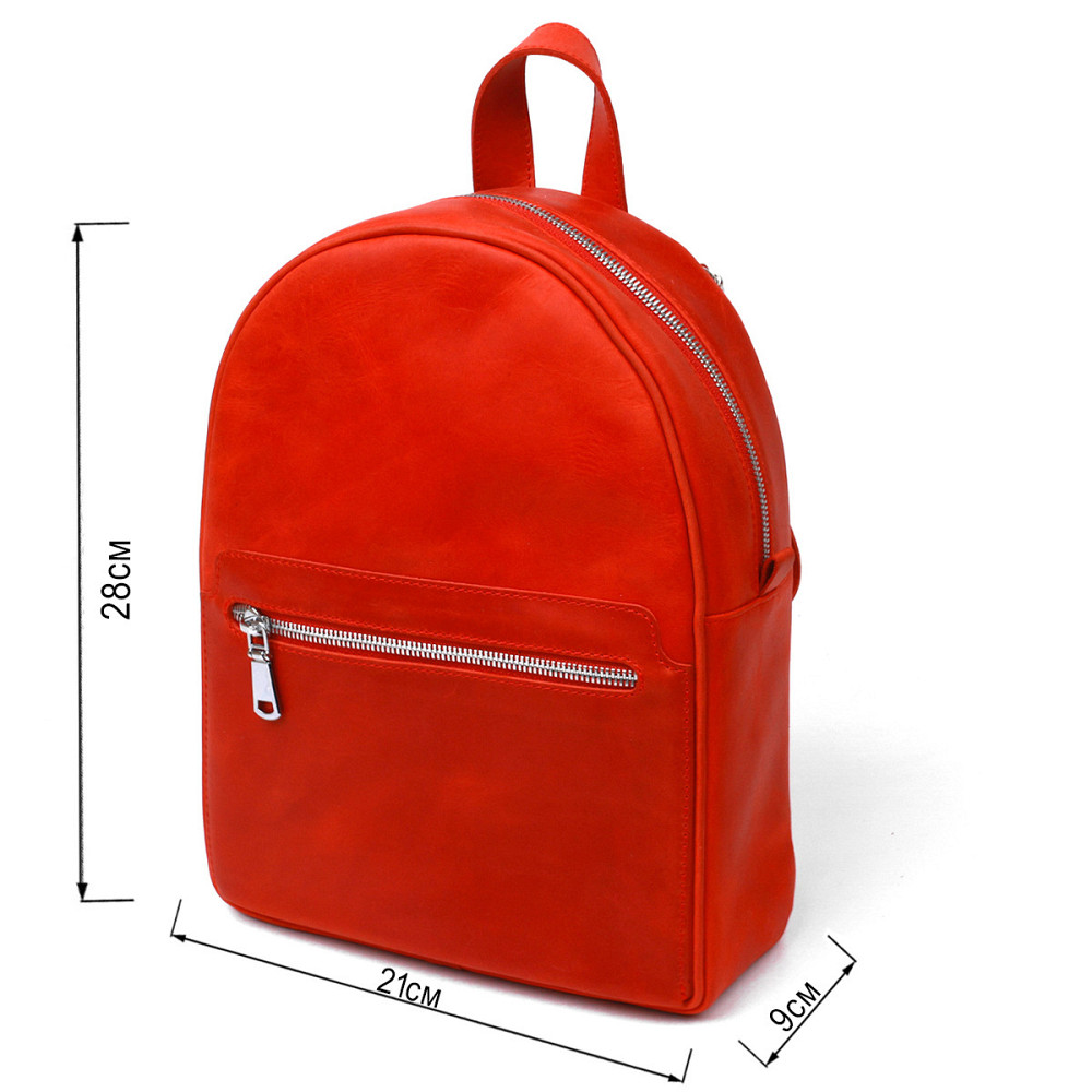 Винтажный компактный женский рюкзак Красный (SHVIGEL) Киев - изображение 7