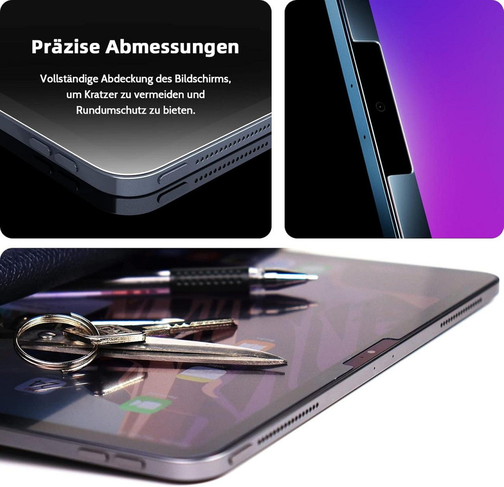 Захисна плівка Protescreen AG420HC Матова паперова прозора 2 шт сумісна з iPad Air 5/4 10.9 та iPad Pro 11 Антиблікова самоклеюча Київ - фото 2