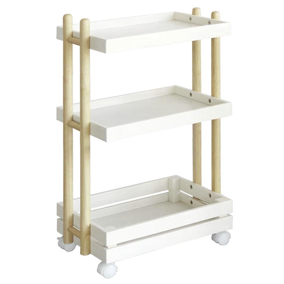 Этажерка для ванной на колёсиках 