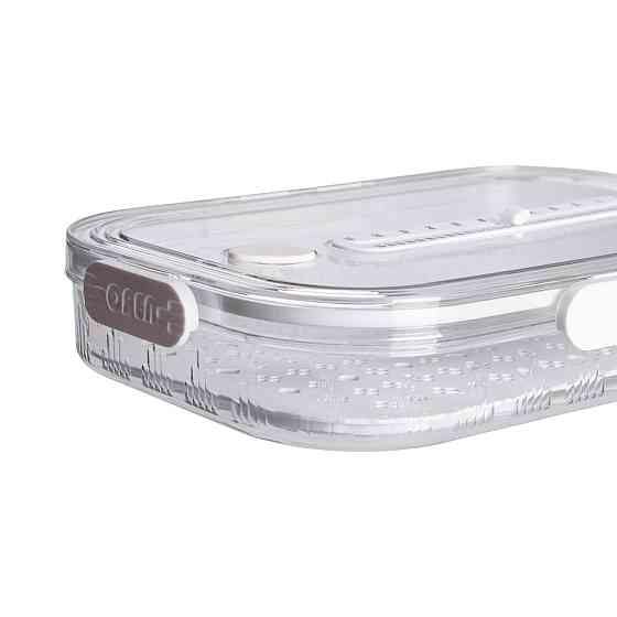 Пластиковий контейнер для їжі 32.5х22.5х6 см, білий Київ