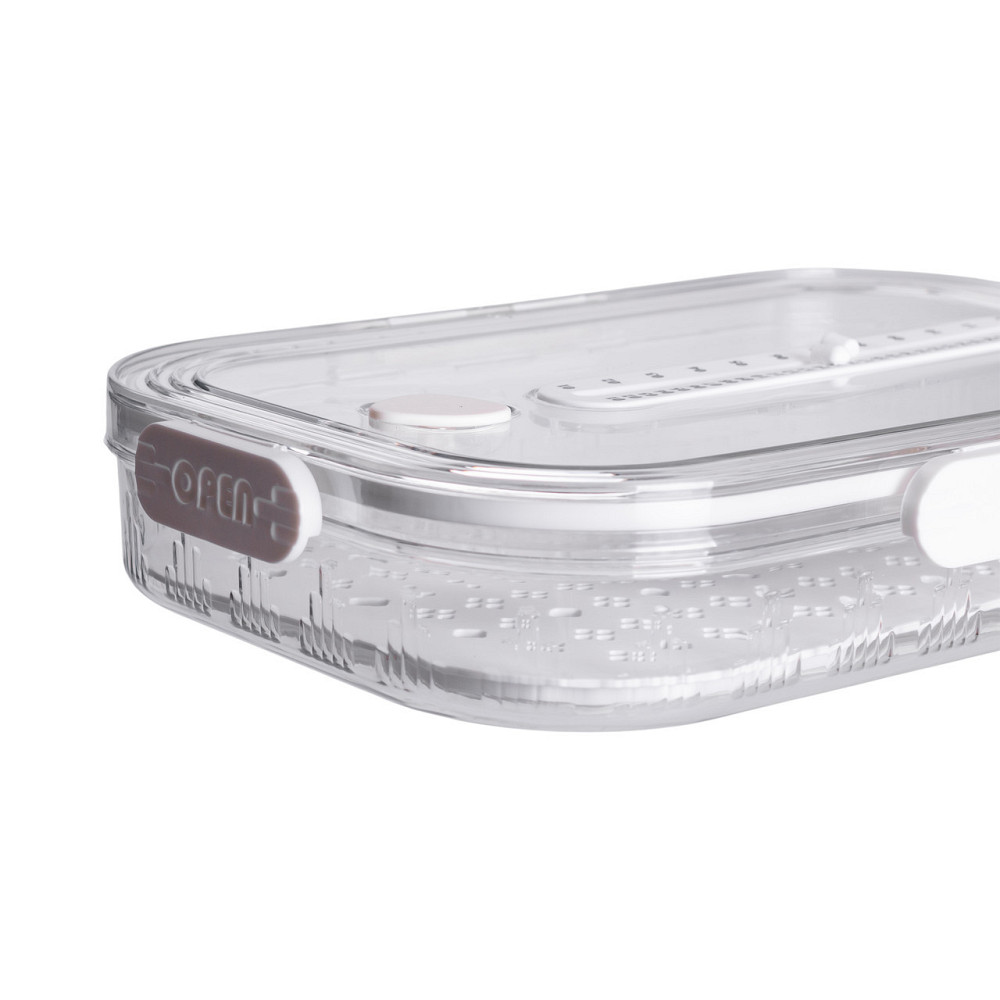 Пластиковий контейнер для їжі 32.5х22.5х6 см, білий Київ - фото 5