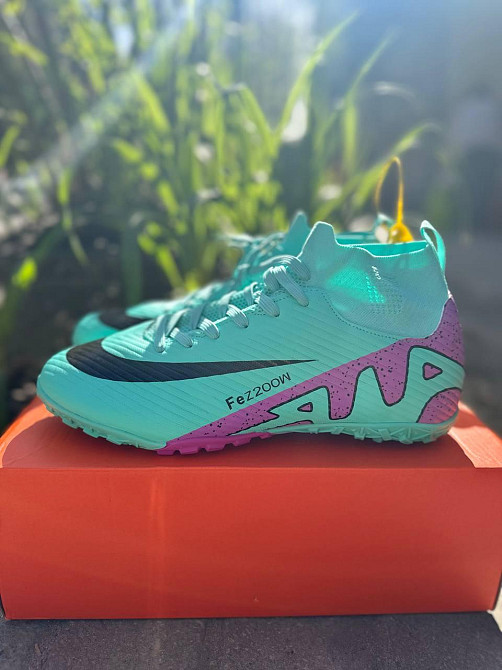 Детские футбольные сороконожки  33 34 35 36 37 38 39 40 41 42 43 44 45 Caroc Feezoom Air White/Red TF доросла, 37, 43 Львов - изображение 1