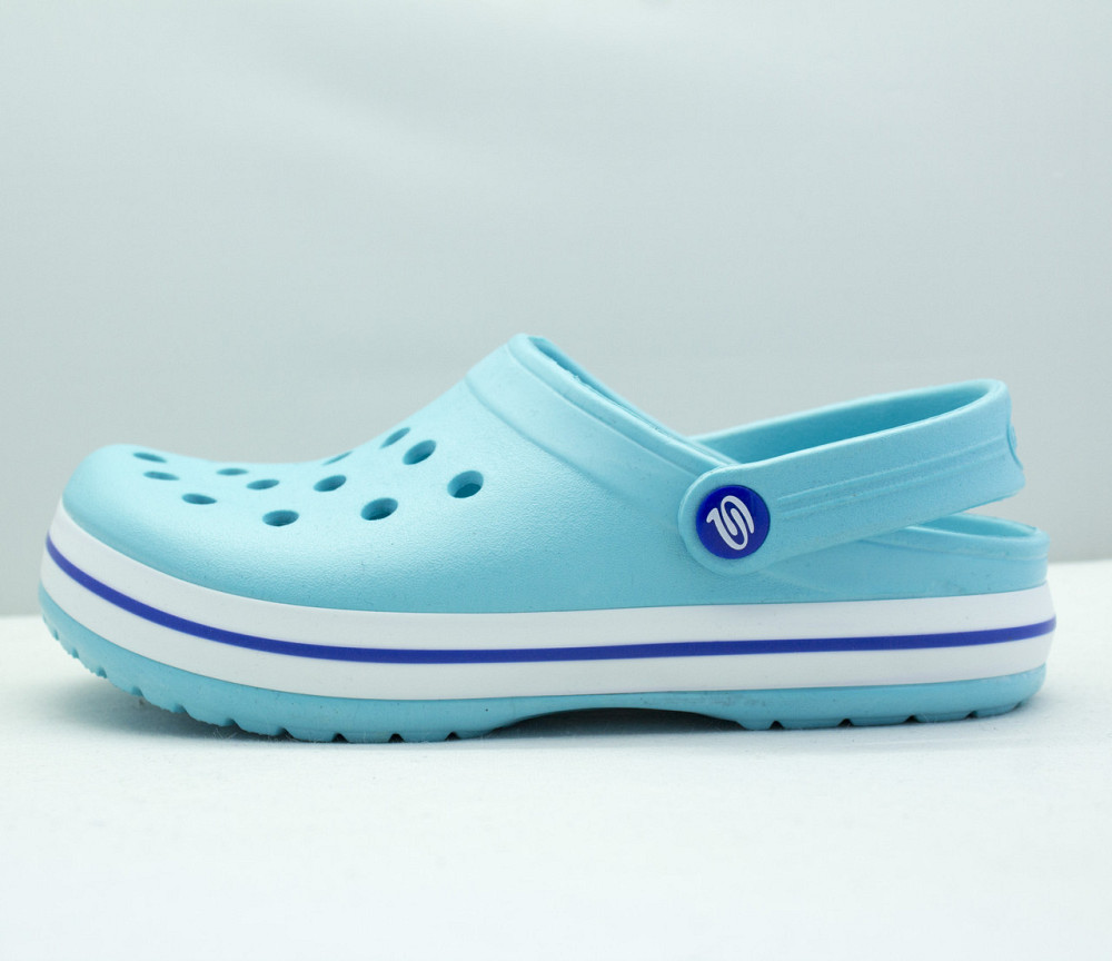 Крокси жіночі м'ята сабо бірюза, колір Одеса - фото 2