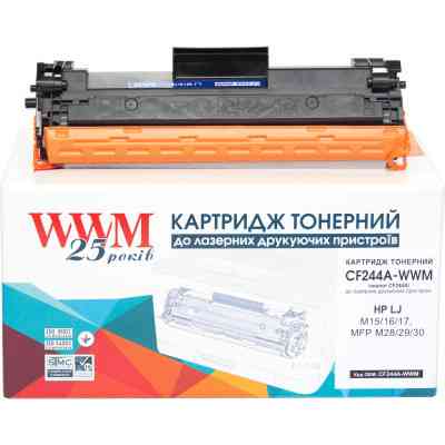 Картридж WWM для HP LJ M15/16/17, MFP M28/29/30/CF244A Black (CF244A-WWM) Вінниця