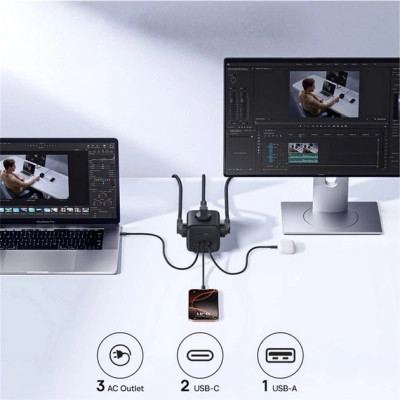 Сетевой фильтр питания Baseus EnerFill FA11 Cube Power Strip (E00082100123-00) Винница - изображение 12