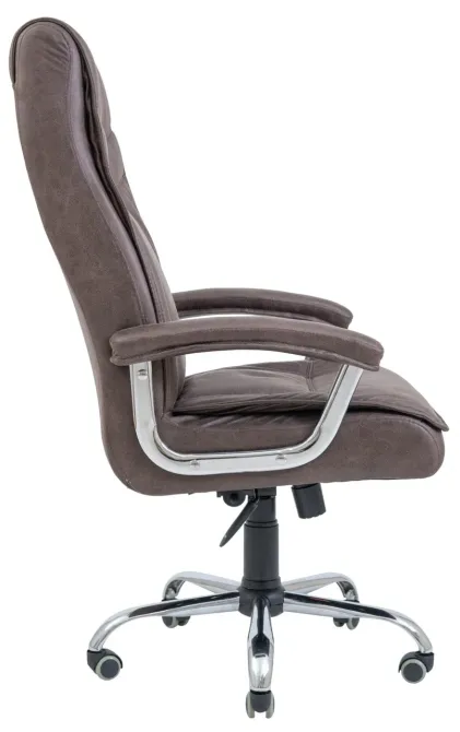 Офісне Крісло Керівника Richman Burgas Ameli Brown Хром М3 MultiBlock Коричневий Київ - фото 3