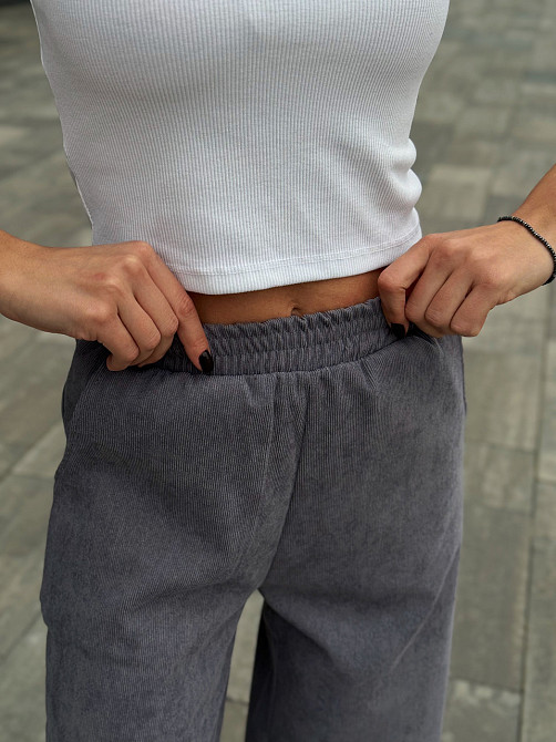 Жіночі вельветові штани палаццо "Garda" | Батал Київ - фото 8