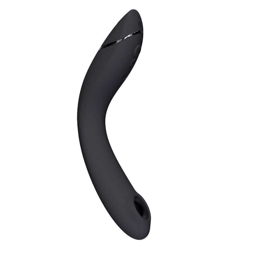 Вакуумный стимулятор для точки G и клитора с вибрацией Womanizer OG Dark Grey, 12 уровней, 3 режима Sex Aura Киев - изображение 4