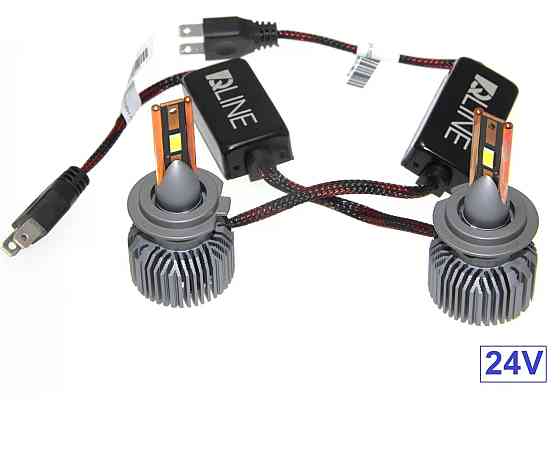 Комплект светодиодных ламп QLine Ultra +200% H7 55W 6000K 24V (2 шт) Харьков