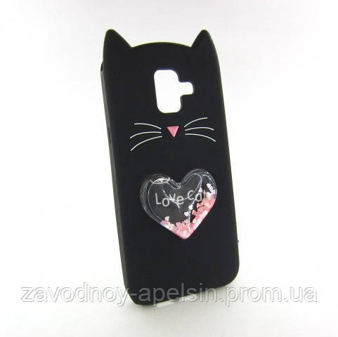 Samsung J6 J600 A6 A600 A8 A530 Об'ємний чохол 3D LoveCat Одеса - фото 1