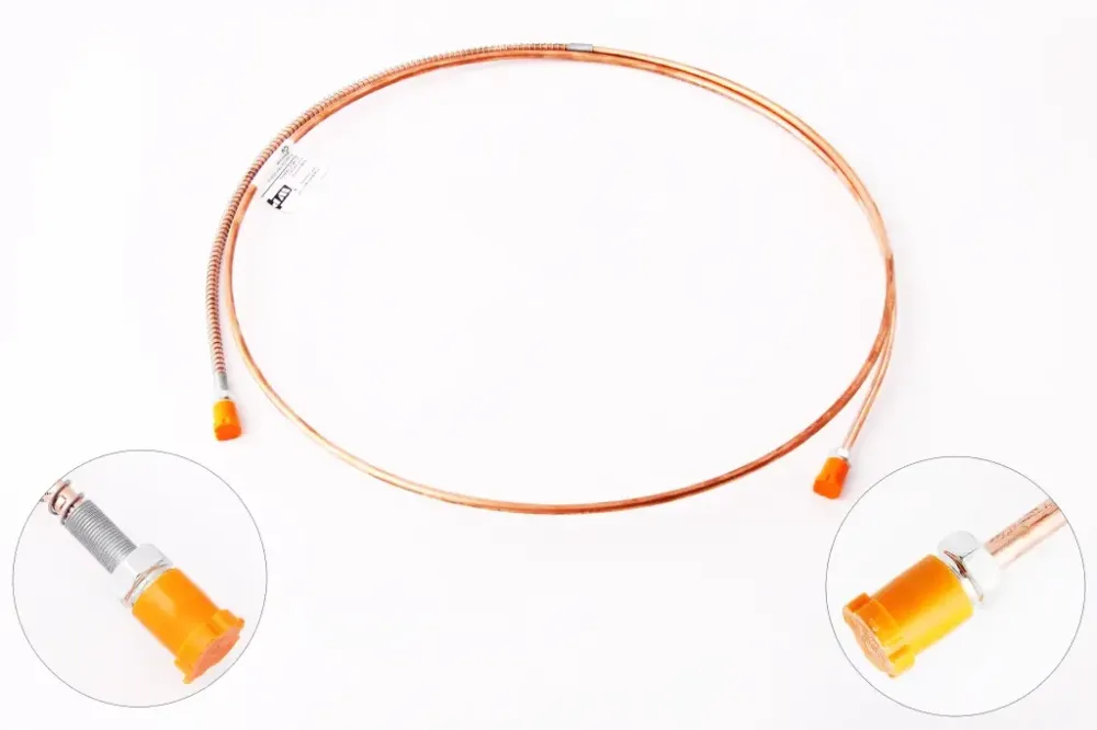 Трубка гальма Los WP мідна передня права Вінниця - фото 1