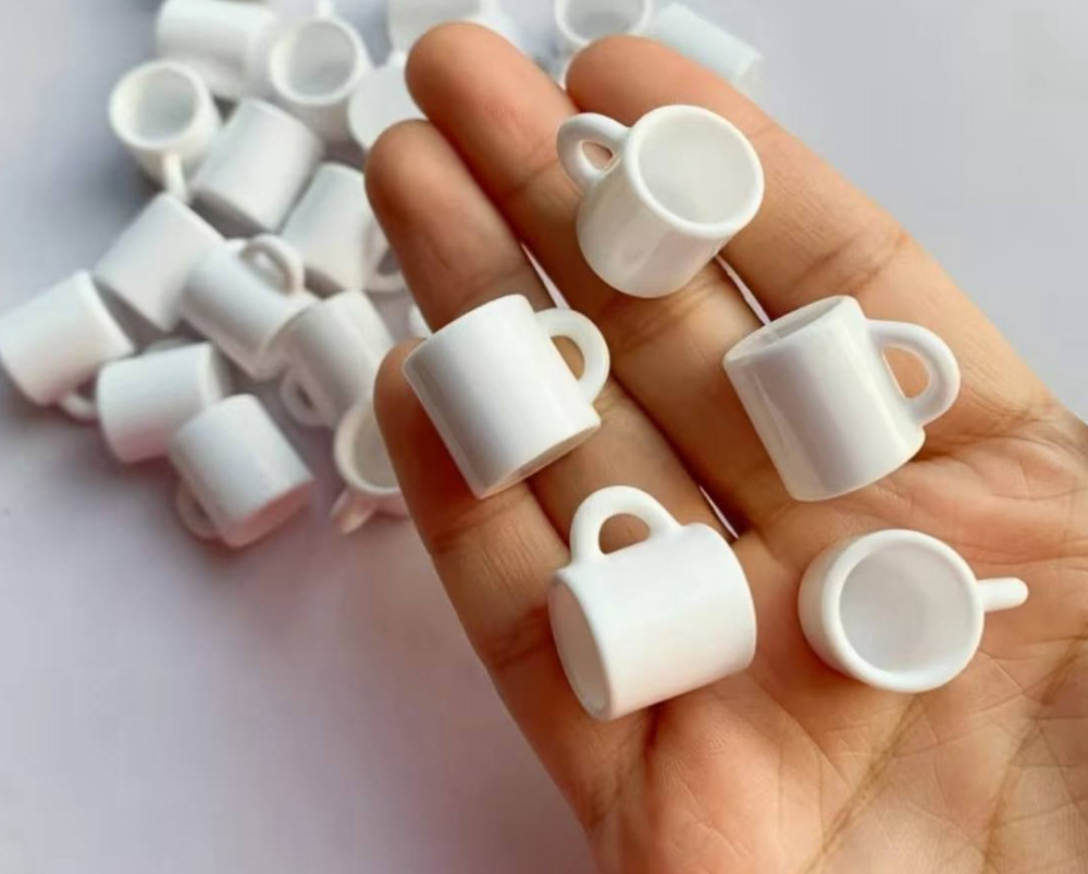 Набір мініатюрних чашок із смоли 10 шт для декору та DIY Київ - фото 7