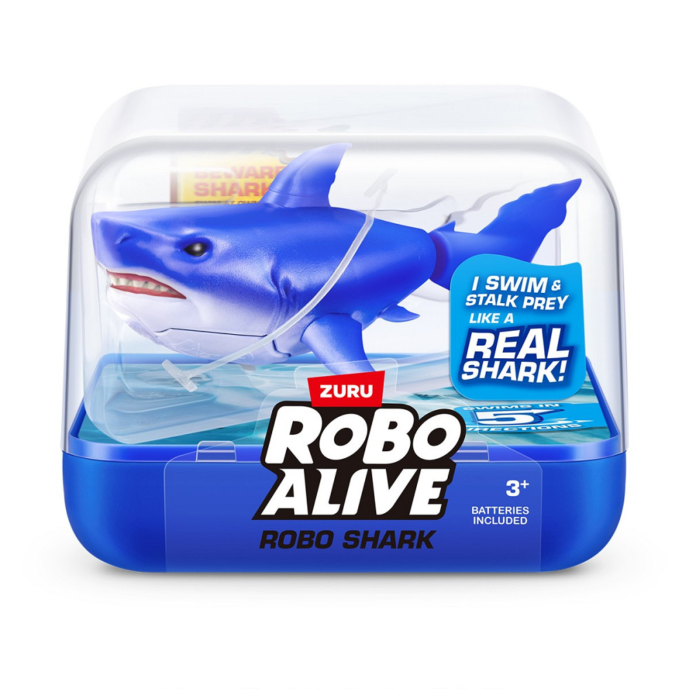 Інтерактивна іграшка Robo Alive – Робоакула (синій) Днепр - изображение 1