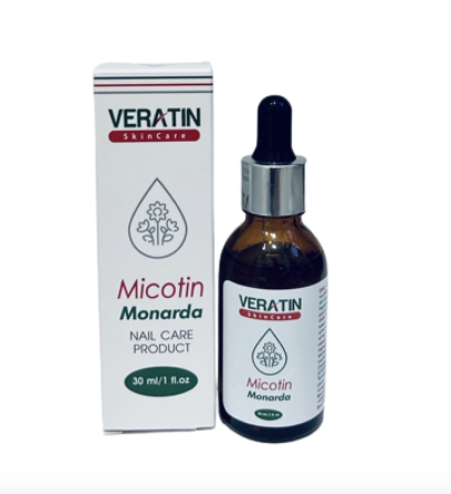 Сыворотка для ногтей противогрибковая, для укрепления, стимуляции роста Micotin Monarda, Flosvita,Veratin Skin Care, 30 мл. флакон Харьков