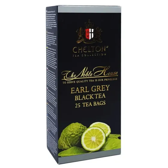 Черный чай с бергамотом Chelton Earl Grey (Благородный Дом), 25 пакетов Львов