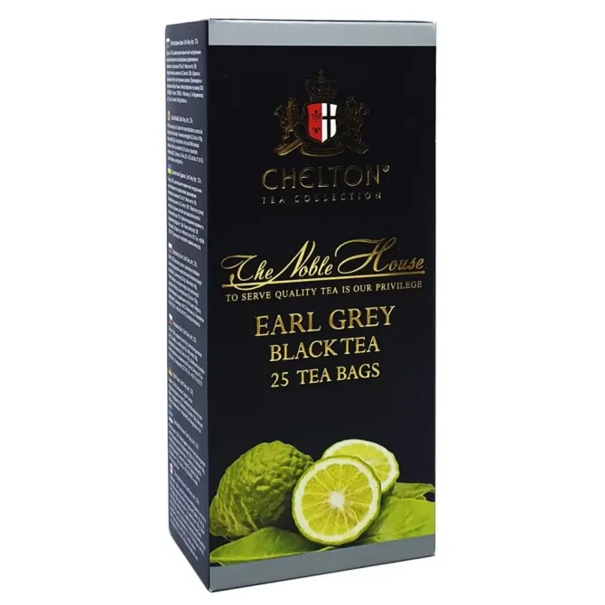 Чорний чай з бергамотом Chelton Earl Grey (Благородний Дім), 25 пакетів Львів - фото 1