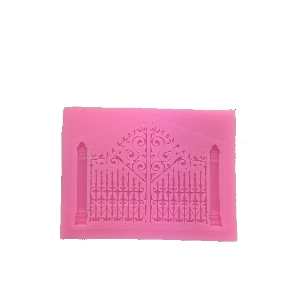 Молд силиконовый Ворота 60 на 80 мм розовый Киев - изображение 5