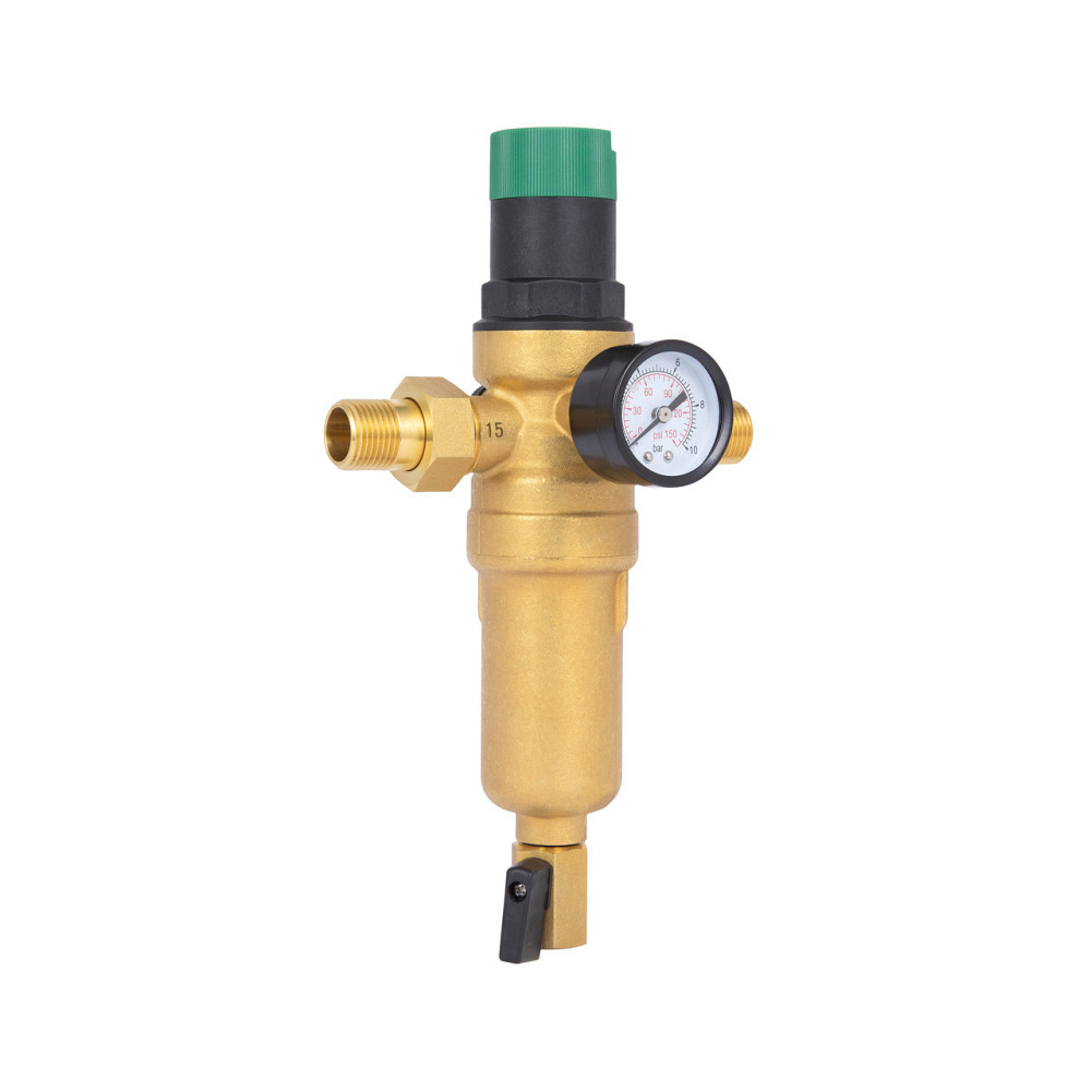Фільтр самопромивний Thermo Alliance Forte 1/2" з редуктором для гарячої води SF128W15H Київ - фото 14