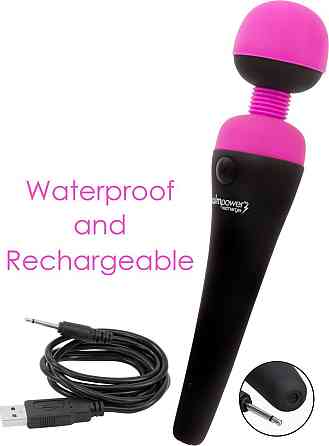 Вібромасажер PalmPower Recharge Pink, перезаряджуваний, гнучка головка, тревел-замок Sex Aura Київ